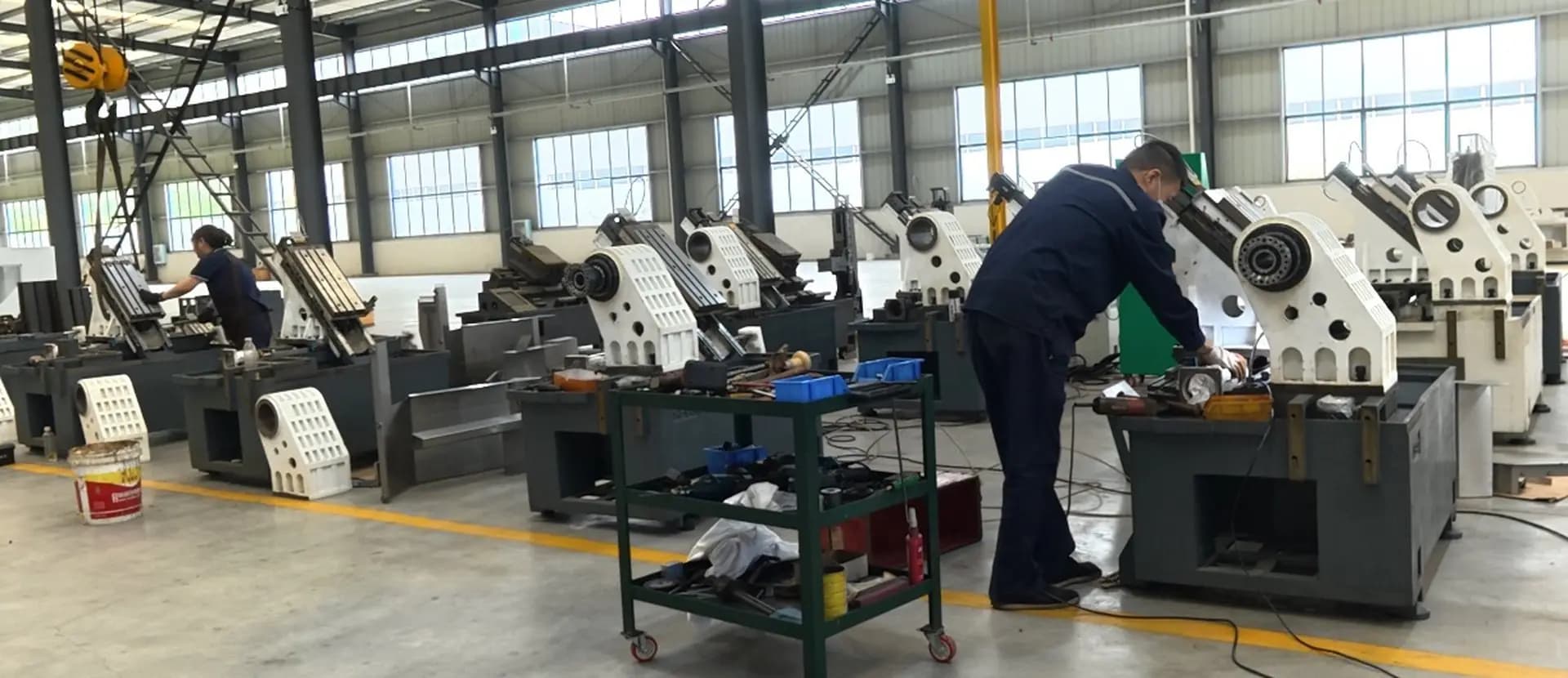 SJ Machinery assembly workshop
