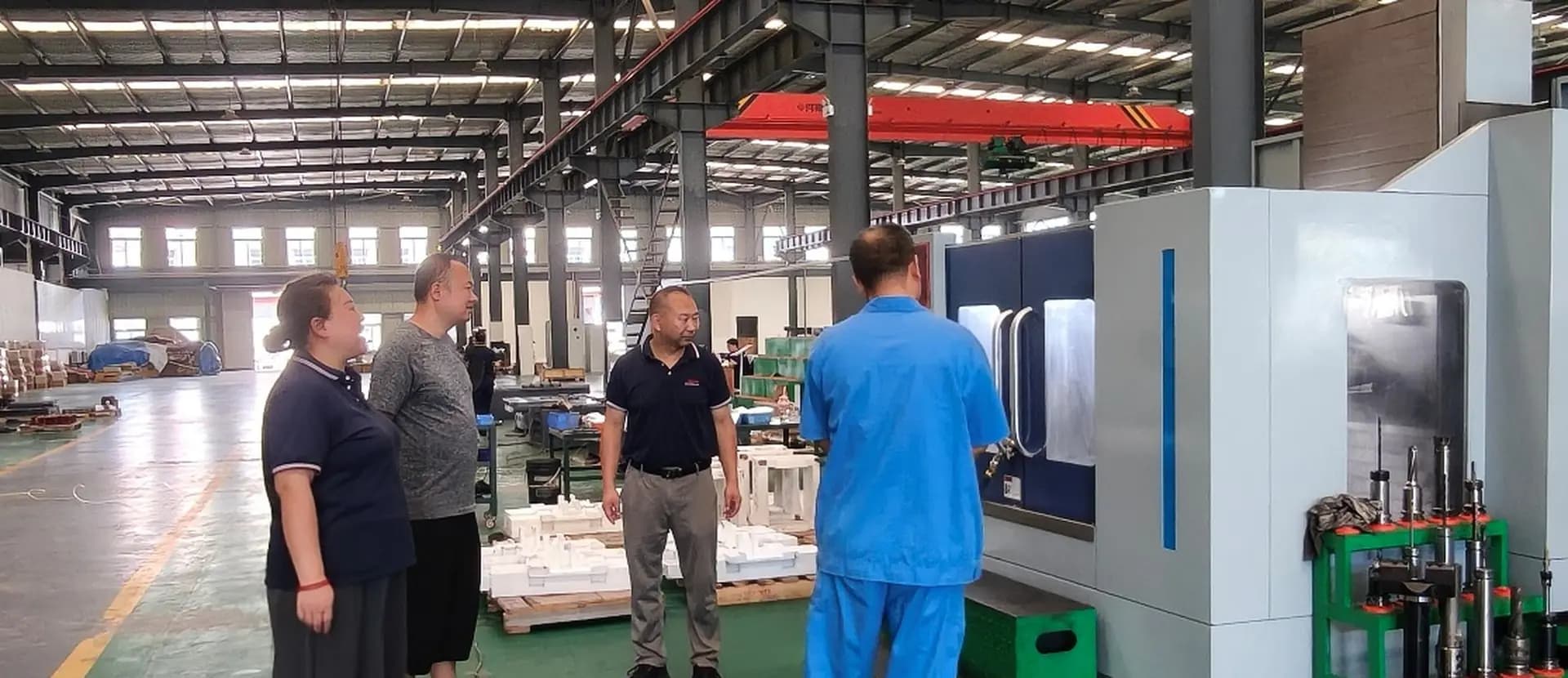 HERIDIK machining center at the SJ Machinery factory
