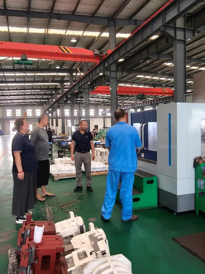 HERIDIK machining center inspection at the SJ Machinery factory